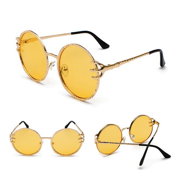 Skull Claw Round Sunglasses | Kalsten