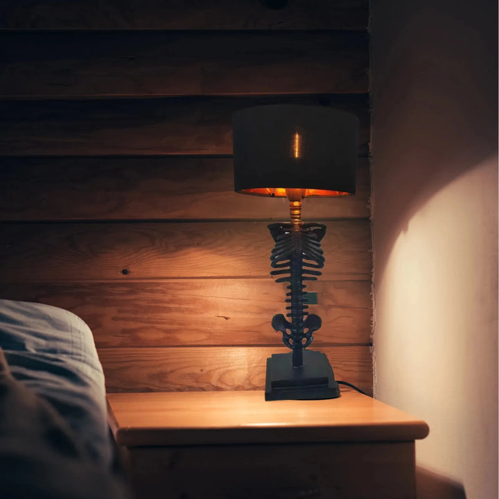 Gothic Skeleton Table Lamp – Handmade and Mysterious Design Kalsten