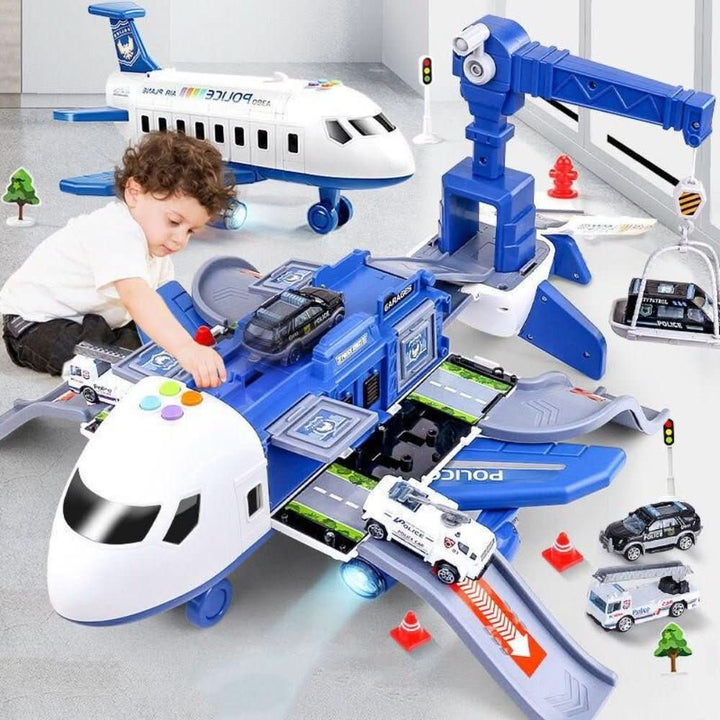 Kalsten | SkyQuest Adventure AirPlay Set – Educational Airplane and Vehicle Toy for Children