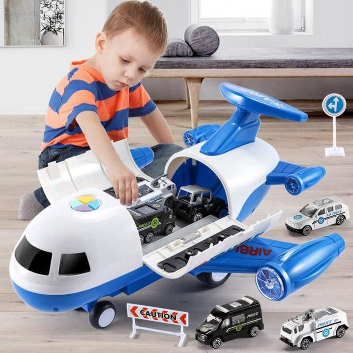 Kalsten | SkyQuest Adventure AirPlay Set – Educational Airplane and Vehicle Toy for Children