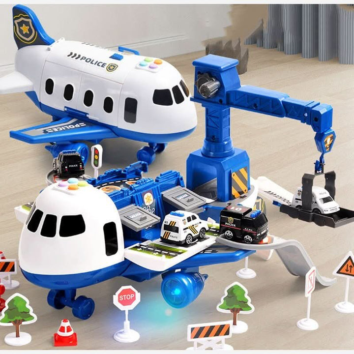 Kalsten | SkyQuest Adventure AirPlay Set – Educational Airplane and Vehicle Toy for Children