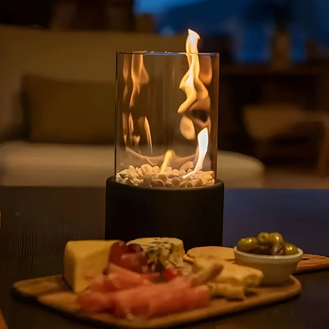 Kalsten | Table fireplace without smoke for stylish indoor & outdoor use