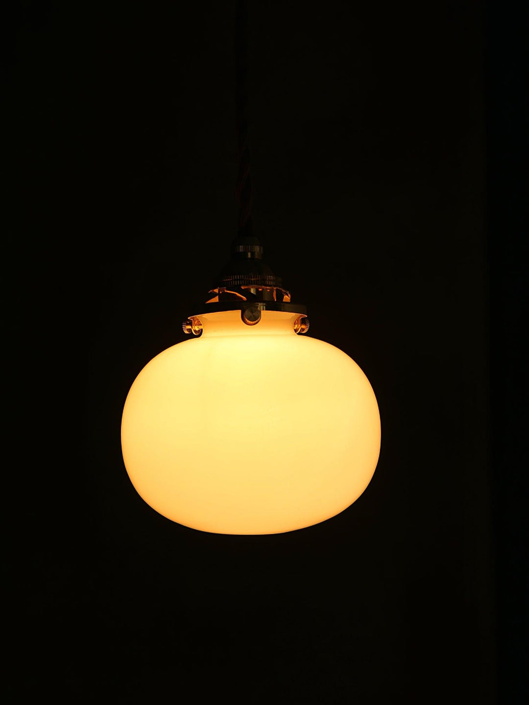 Pendant Light Glass 5.1 in Adjustable Living Room Bedroom Bathroom Hanging Ceiling Lamp Retro Style | Kalsten