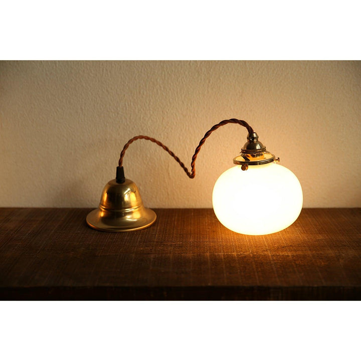 Pendant Light Glass 5.1 in Adjustable Living Room Bedroom Bathroom Hanging Ceiling Lamp Retro Style | Kalsten