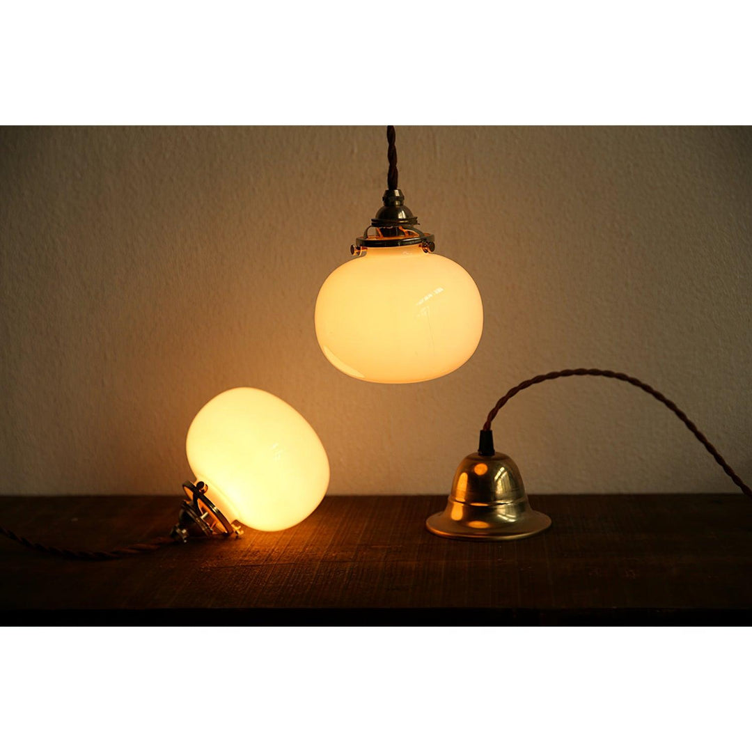 Pendant Light Glass 5.1 in Adjustable Living Room Bedroom Bathroom Hanging Ceiling Lamp Retro Style | Kalsten