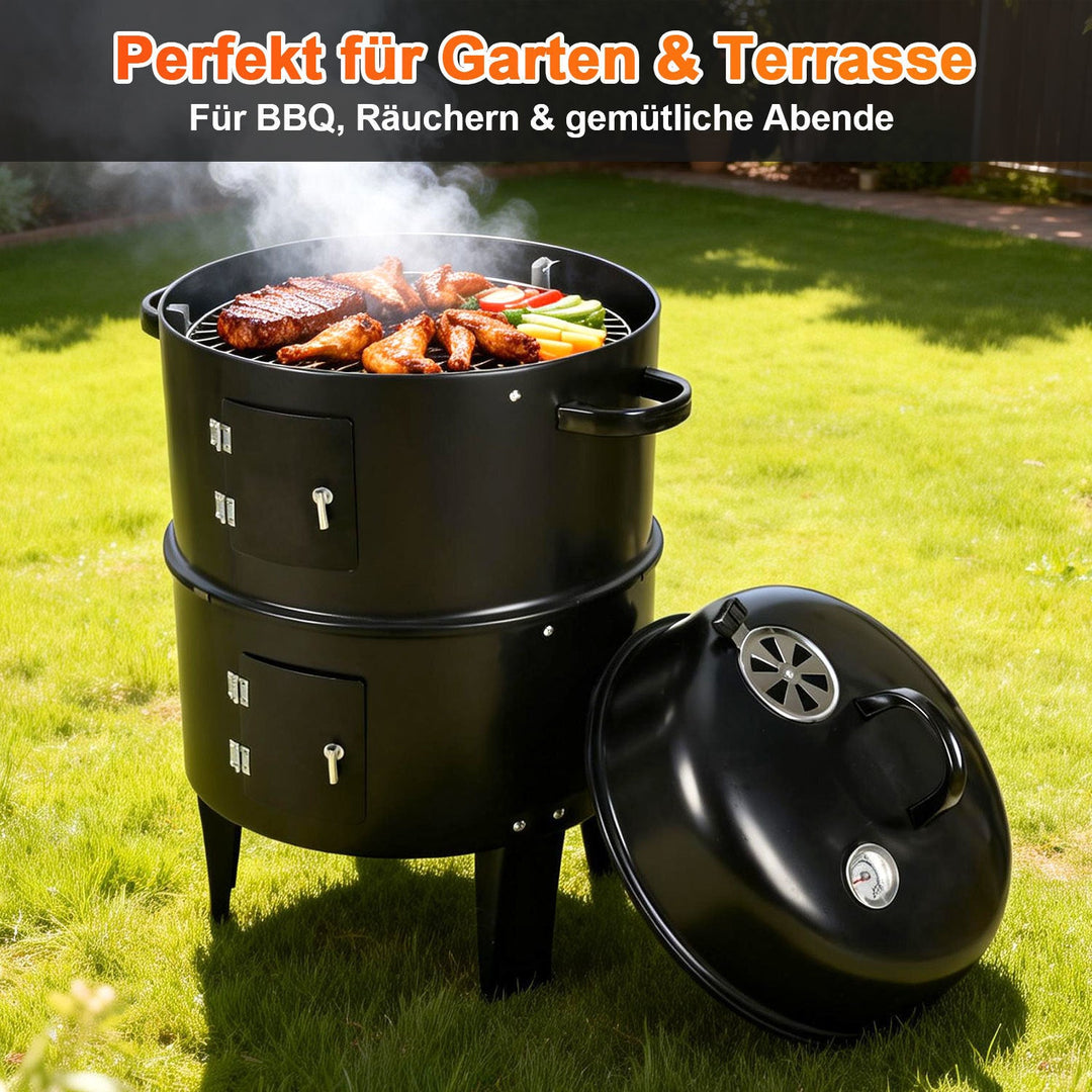 3 in 1 Smoker Smoking Oven 2 Levels | Kalsten