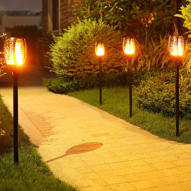 2 PCS Solar Led Torch Light Dancing Flame Edition | Kalsten