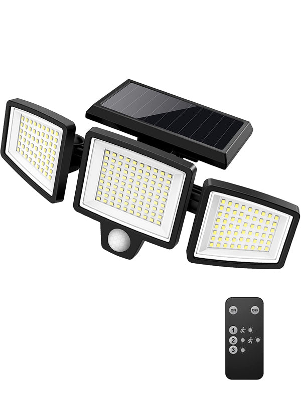 Solar-powered security light with motion detector – LED outdoor spotlight for home and garden | Kalsten