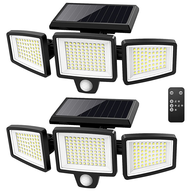Solar-powered security light with motion detector – LED outdoor spotlight for home and garden | Kalsten