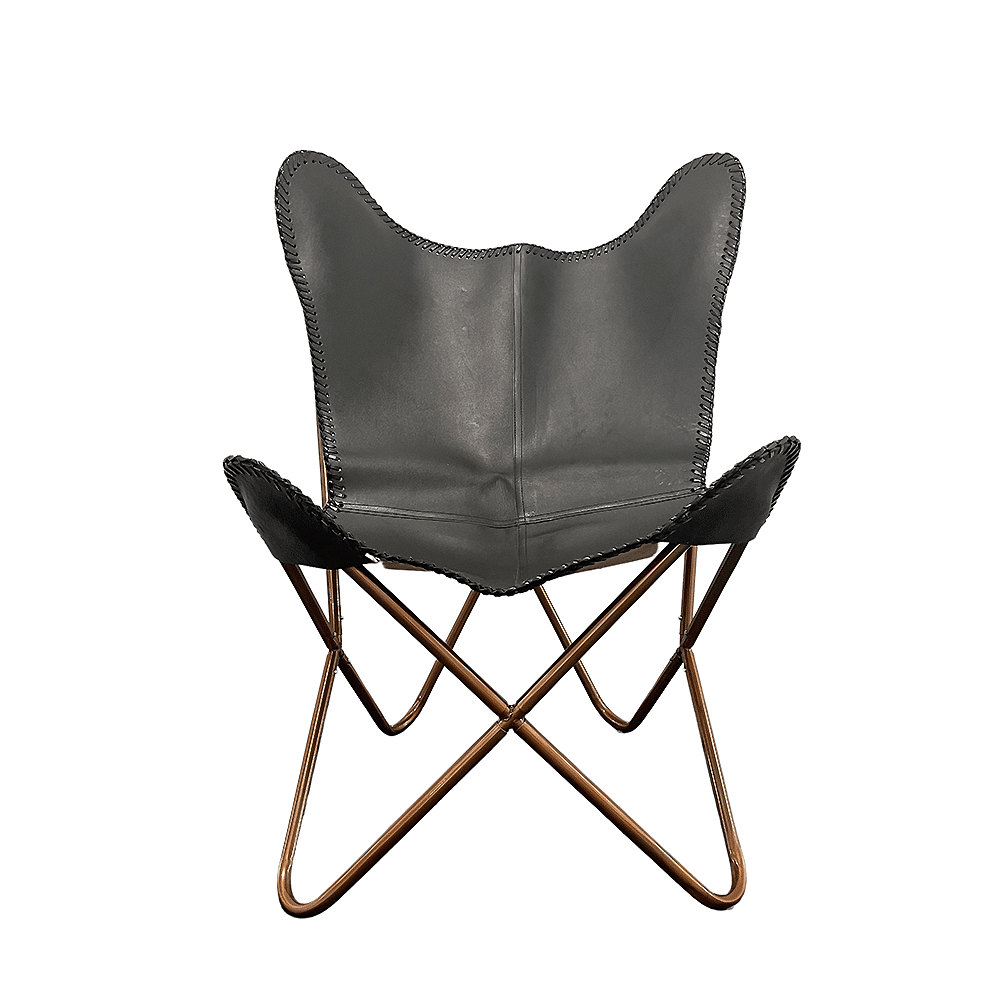 Bat chair made of real leather (available in different colors) | Kalsten
