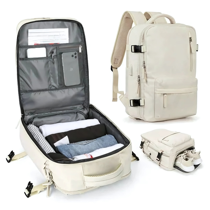 Kalsten | Travel Rucksack Backpack | Large Compartments Shoe Pocket