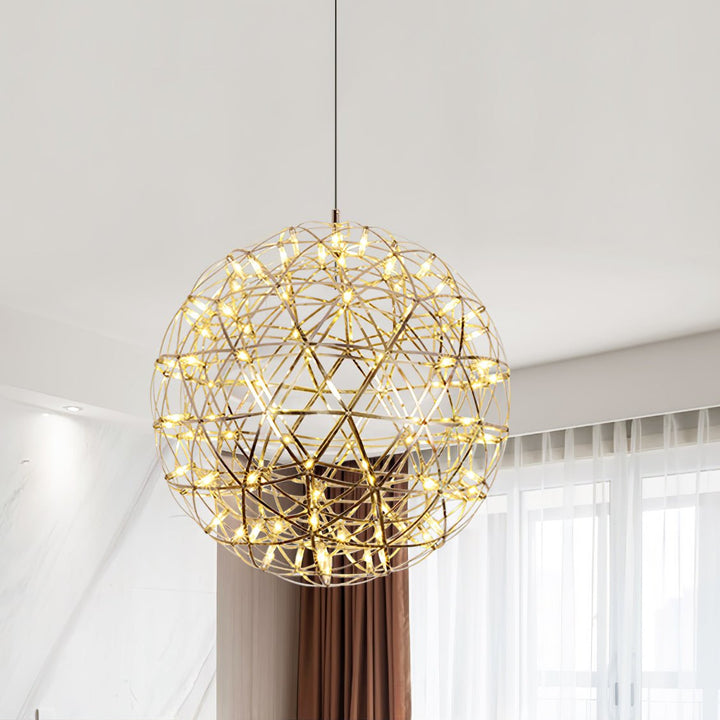 Gold Spark Ball Droplight Pendant Light | Noxord