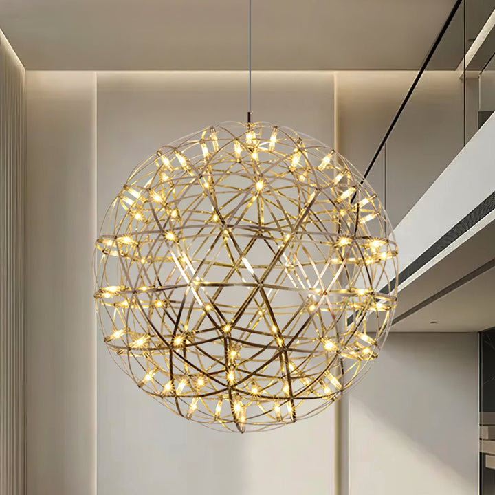 Gold Spark Ball Droplight Pendant Light | Noxord