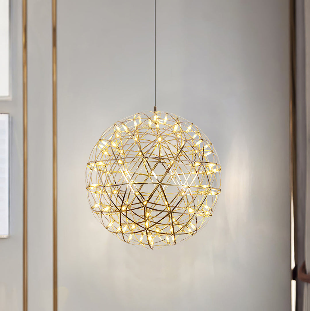 Gold Spark Ball Droplight Pendant Light | Noxord