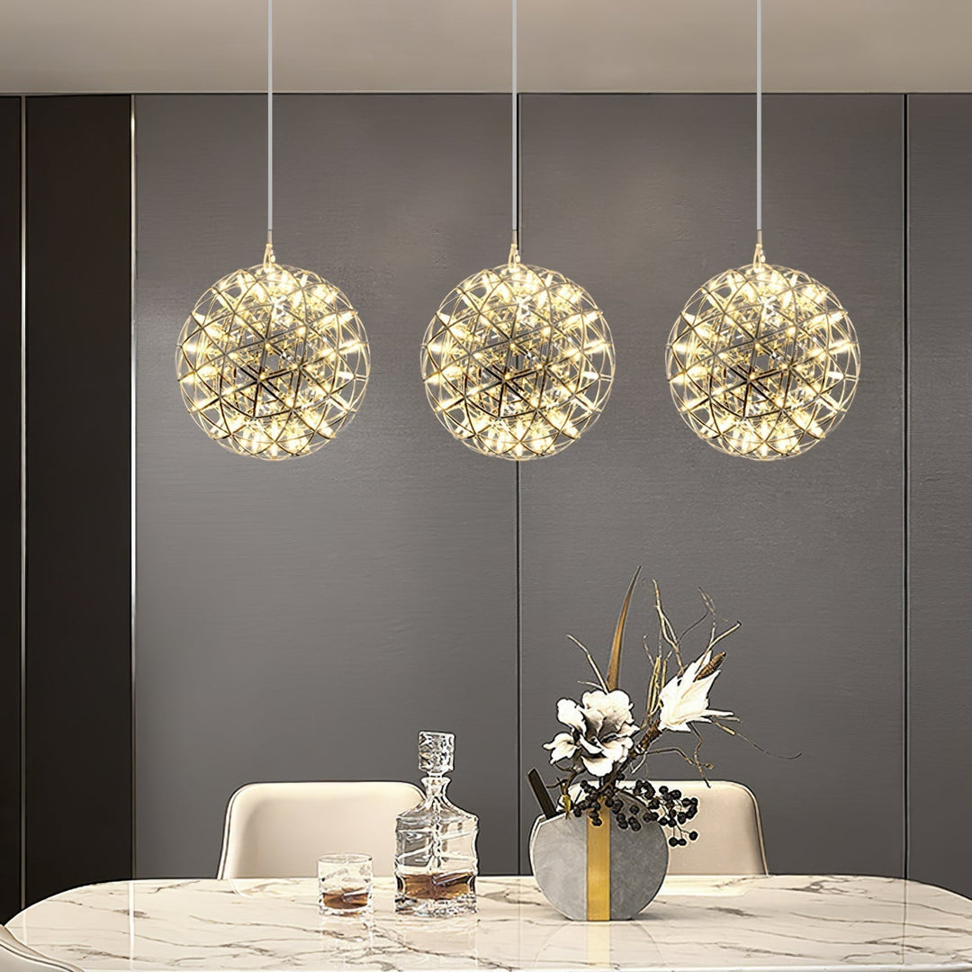 Gold Spark Ball Droplight Pendant Light | Noxord