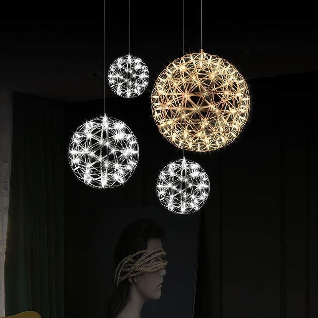 Gold Spark Ball Droplight Pendant Light | Noxord