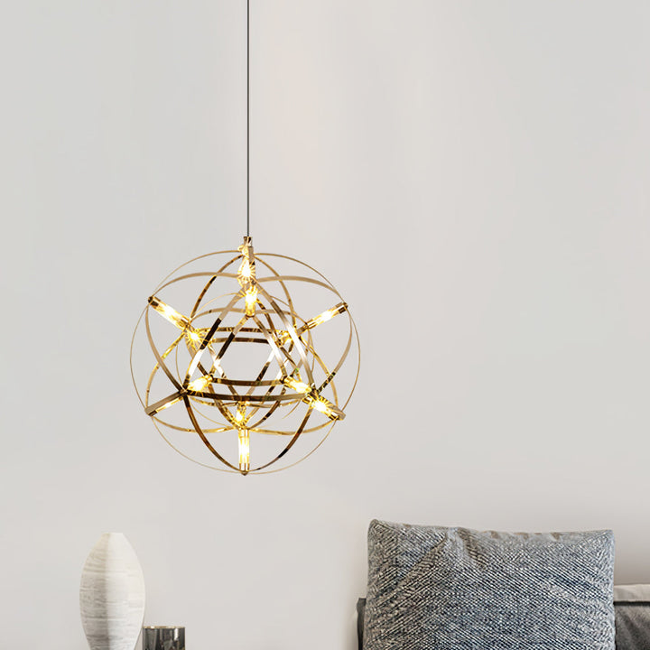 Gold Spark Ball Droplight Pendant Light | Noxord