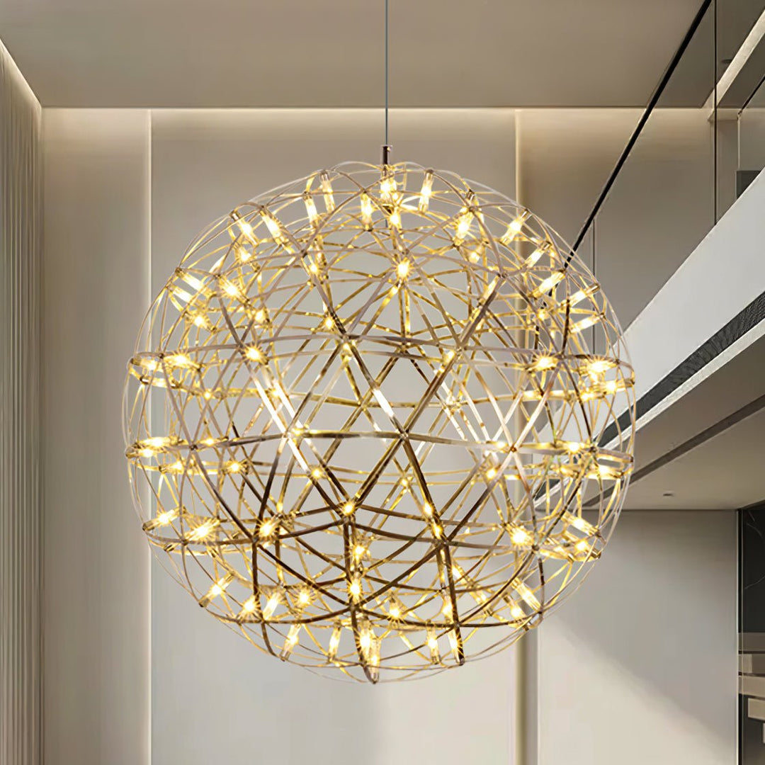 Gold Spark Ball Droplight Pendant Light | Noxord