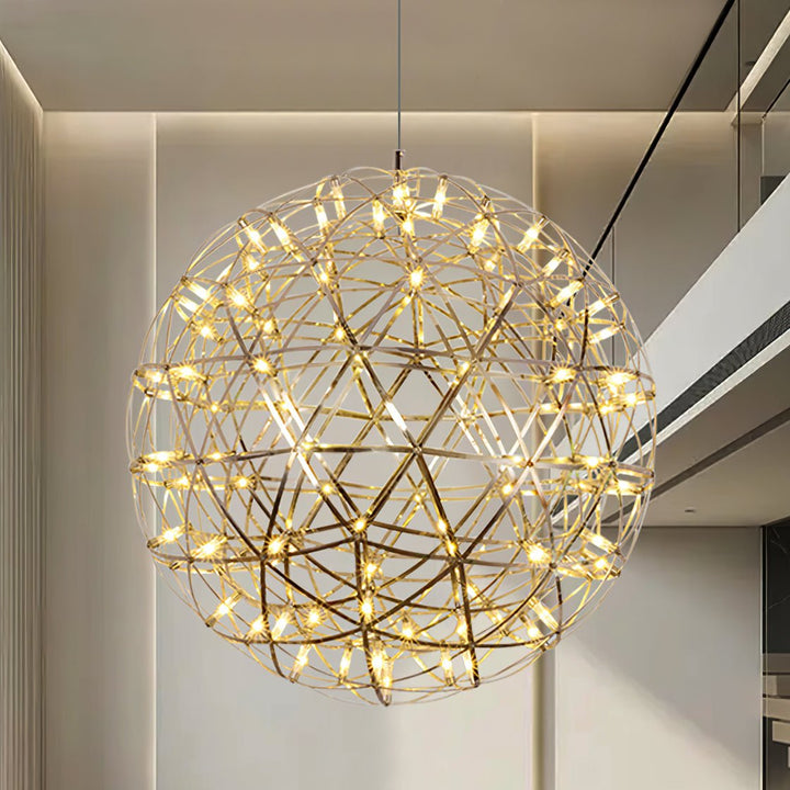 Gold Spark Ball Droplight Pendant Light | Noxord