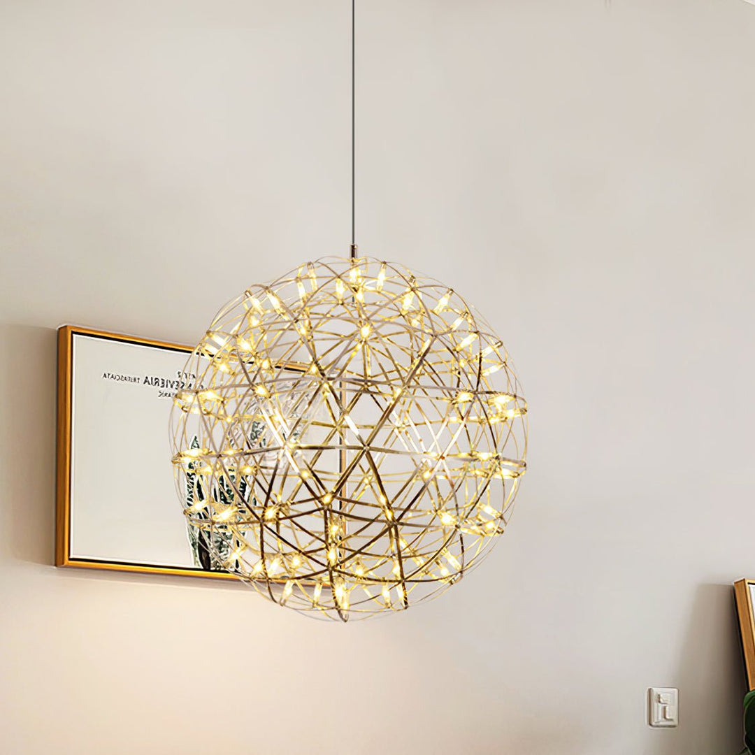 Gold Spark Ball Droplight Pendant Light | Noxord