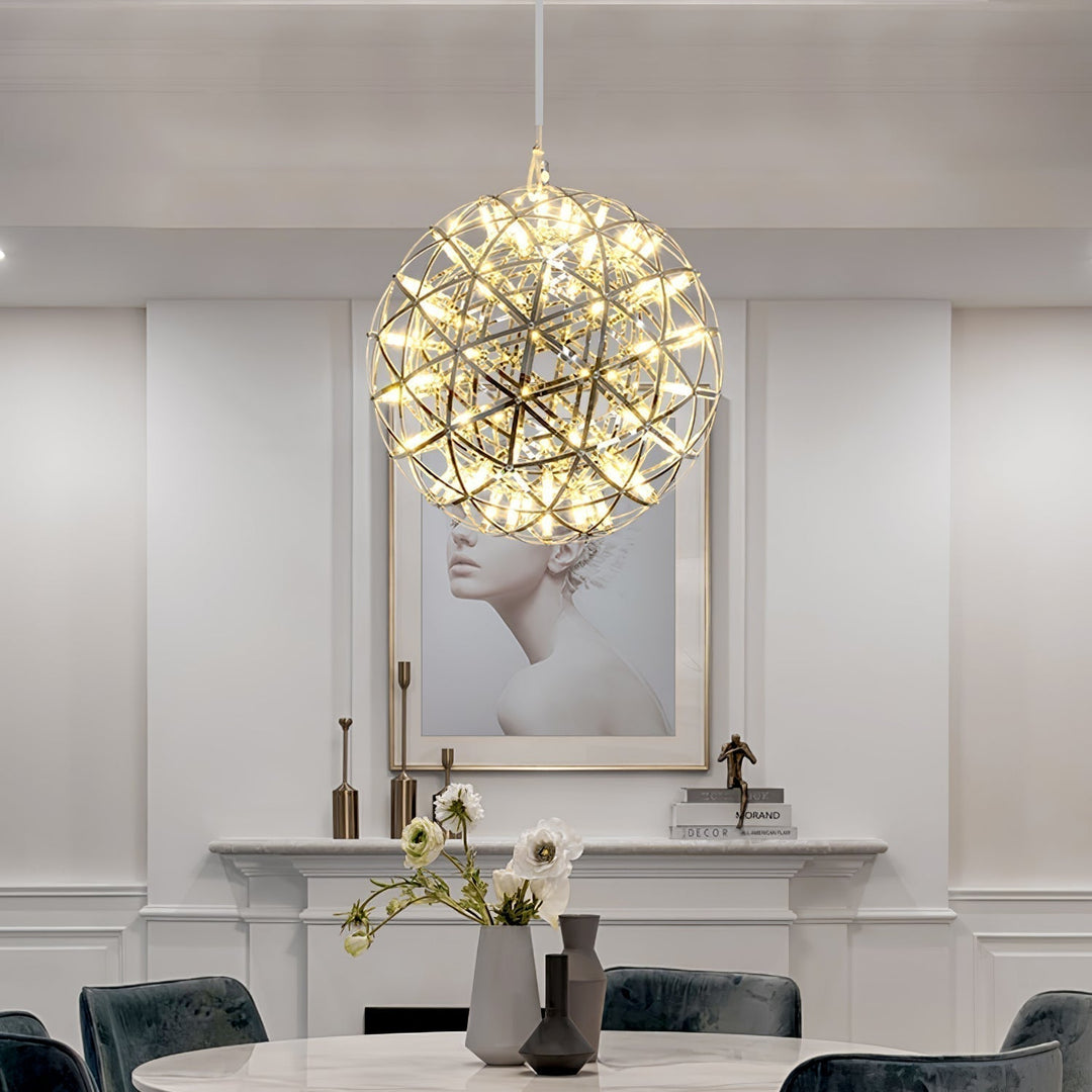 Gold Spark Ball Droplight Pendant Light | Noxord