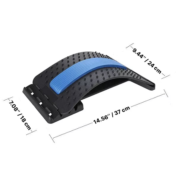 SpineEase | Adjustable back stretcher & lumbar acupressure massager for instant pain | Kalsten