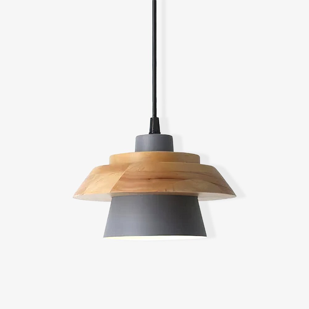 Stone Wood Droplight Pendant Lamp | Noxord