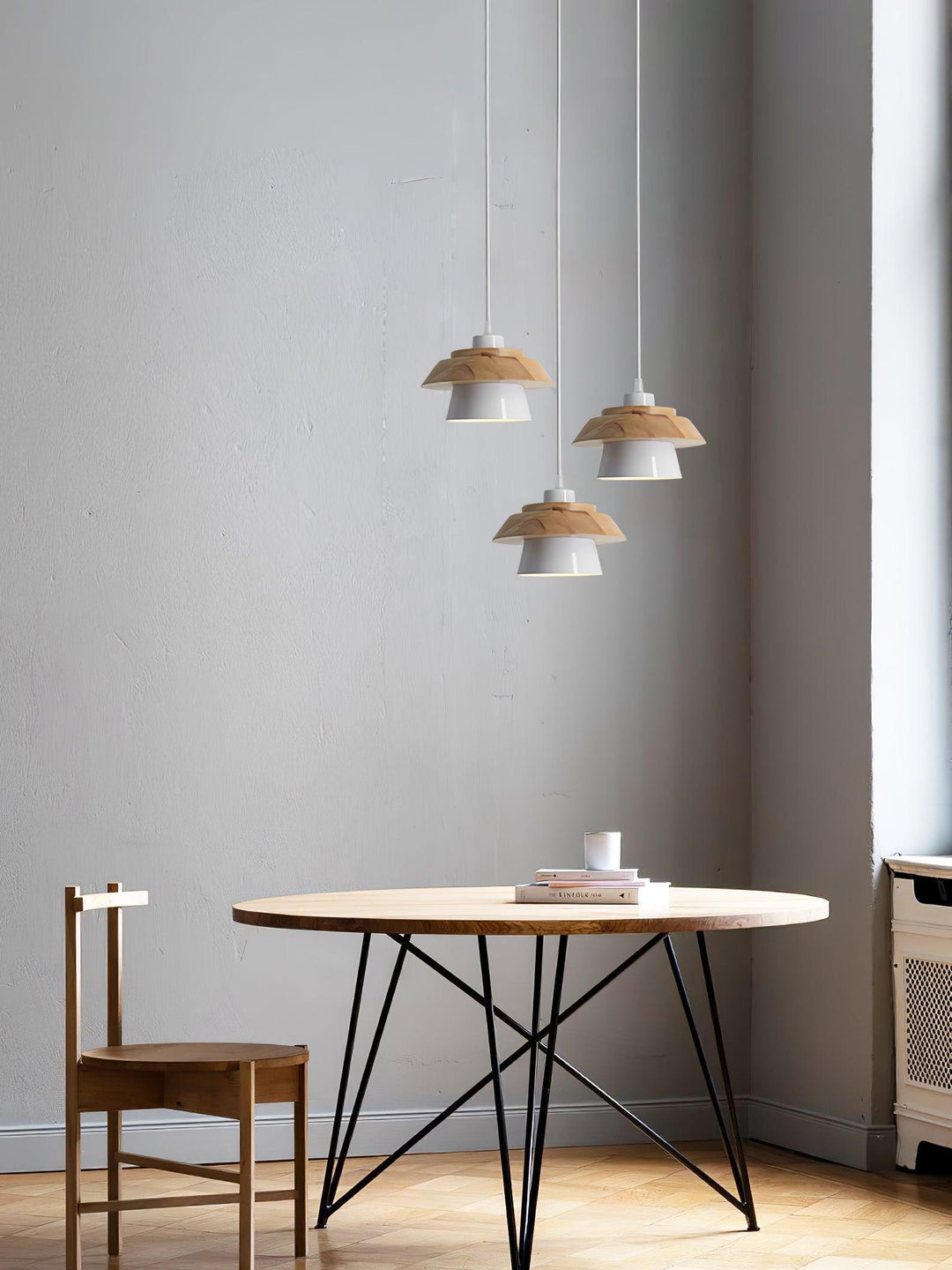 Stone Wood Droplight Pendant Lamp | Noxord