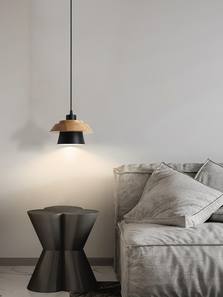 Stone Wood Droplight Pendant Lamp | Noxord