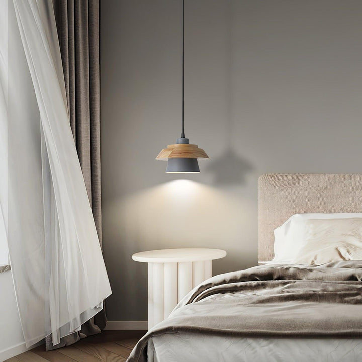 Stone Wood Droplight Pendant Lamp | Noxord