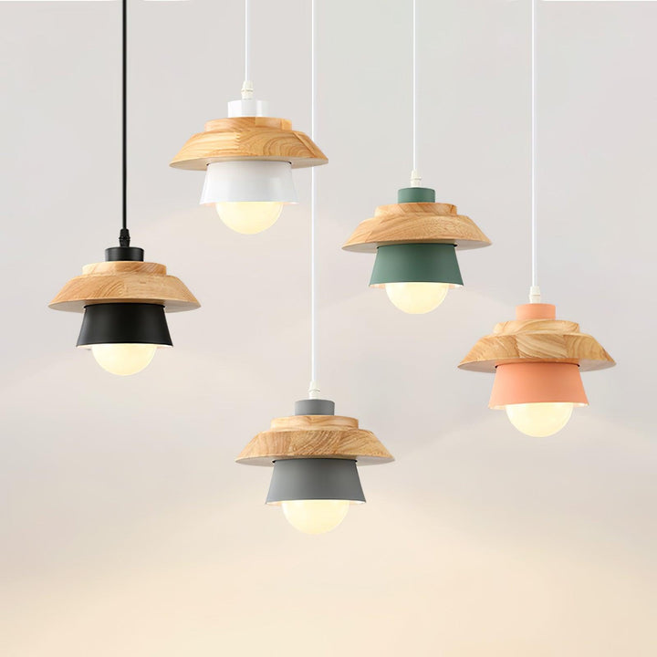 Stone Wood Droplight Pendant Lamp | Noxord