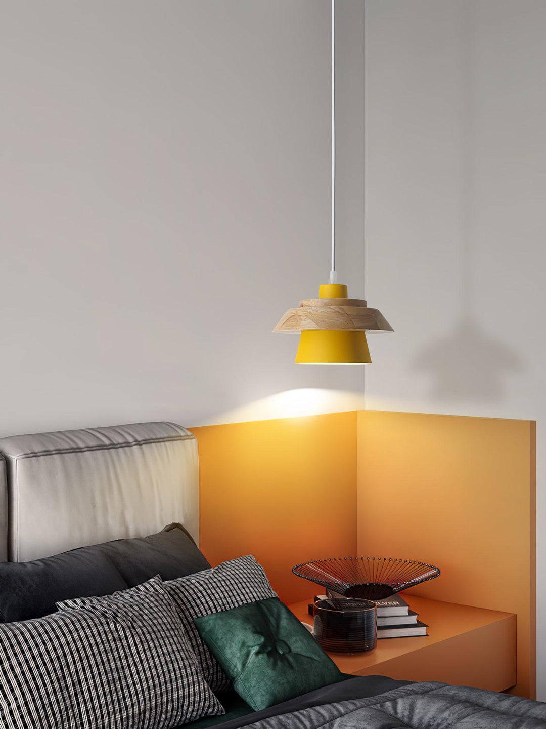 Stone Wood Droplight Pendant Lamp | Noxord