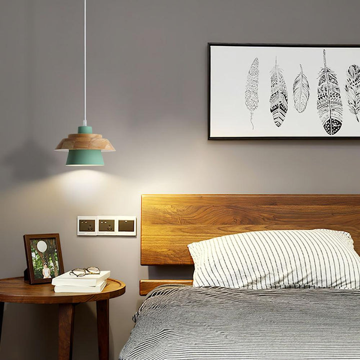 Stone Wood Droplight Pendant Lamp | Noxord