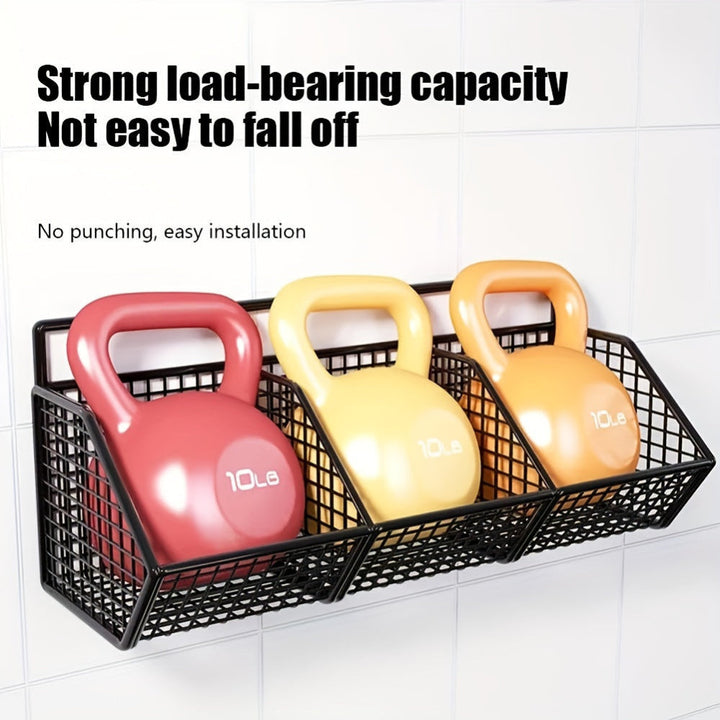 Kalsten | StorGrid – Modern Wall-Mounted Wire Storage Basket for Kitchen Organisation