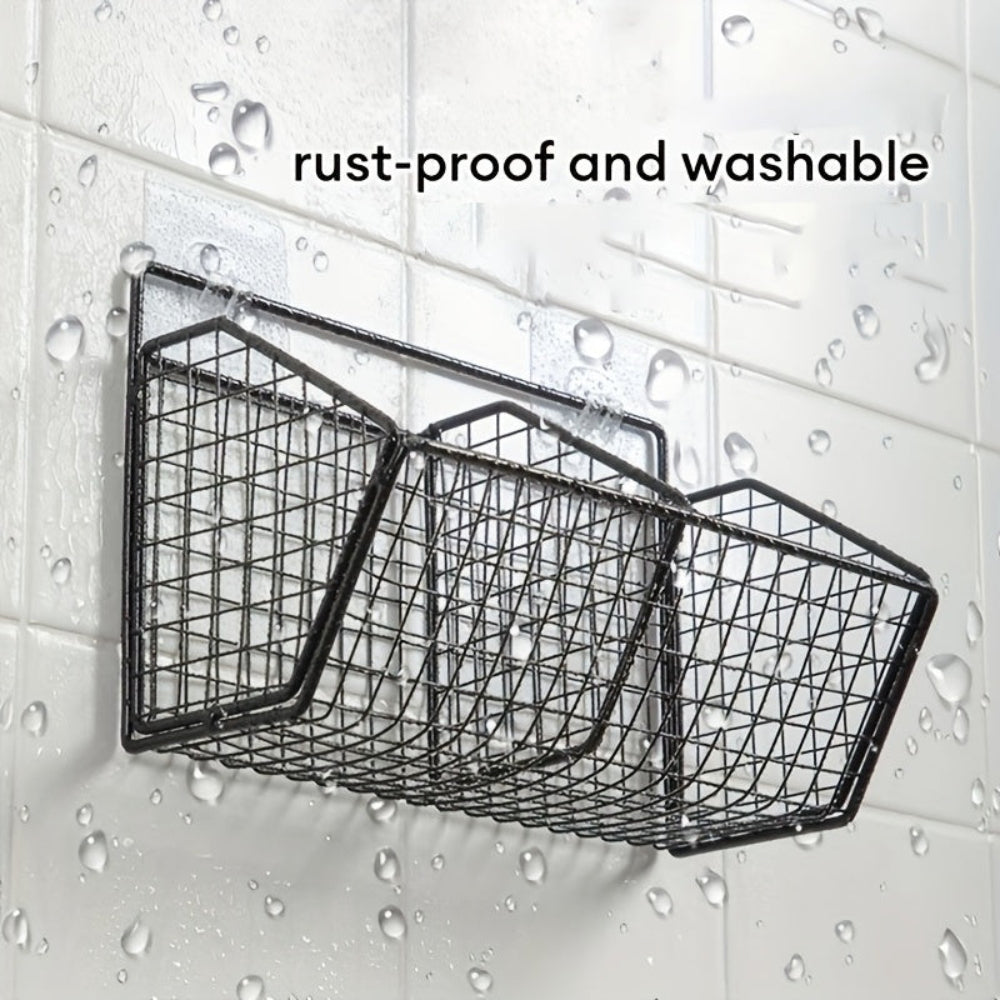 Kalsten | StorGrid – Modern Wall-Mounted Wire Storage Basket for Kitchen Organisation