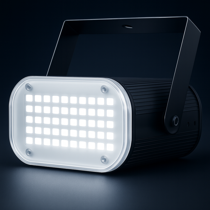 Kalsten | Strobe Light Halloween White LED Sound Activated Party 48 LED Adjustable