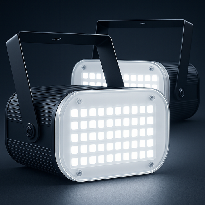 Kalsten | Strobe Light Halloween White LED Sound Activated Party 48 LED Adjustable