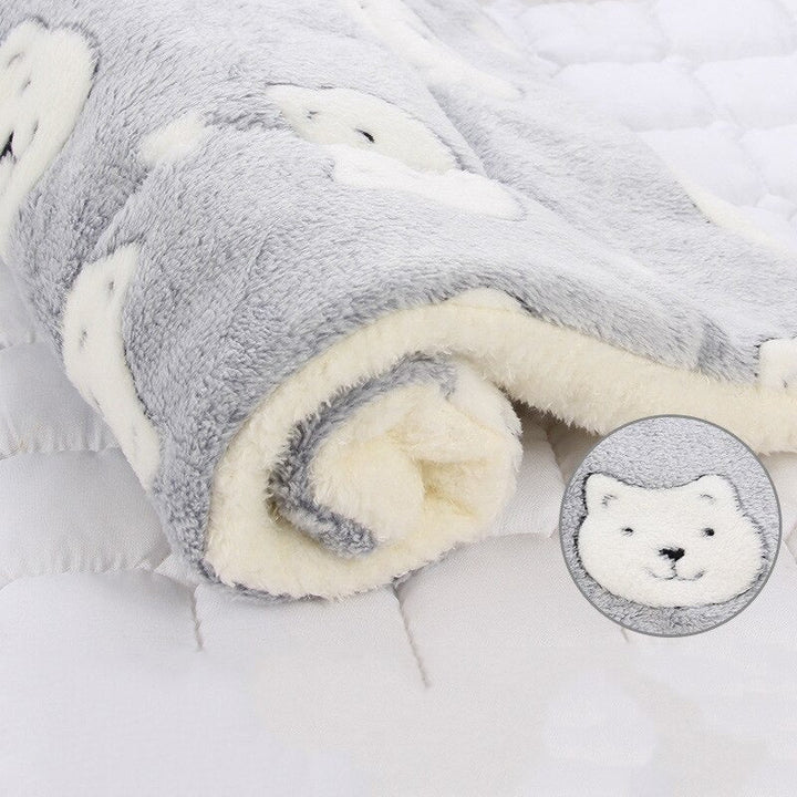 Plush Washable Dog Blanket Pet Cushion Noxord