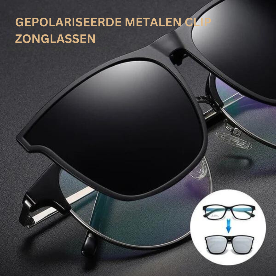 Clip-On Sunglasses with Polarized Lenses and UV400 Protection | Kalsten
