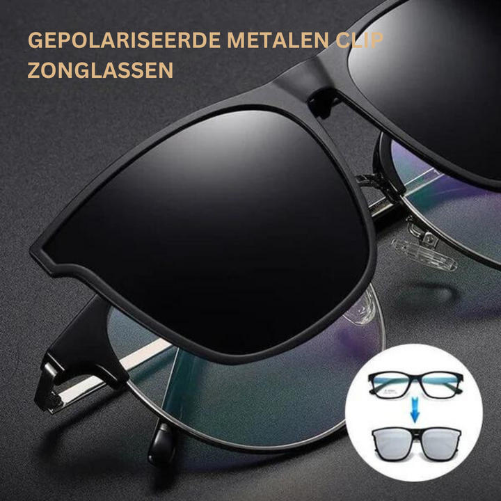 Clip-On Sunglasses with Polarized Lenses and UV400 Protection | Kalsten
