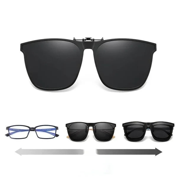 Clip-On Sunglasses with Polarized Lenses and UV400 Protection | Kalsten