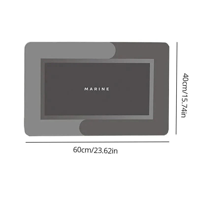 Kalsten | Super Absorbent Bathroom Mat 40×60 cm, Non-Slip & Comfortable