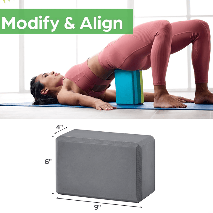 Kalsten | Non-slip EVA block for stability & comfort during yoga