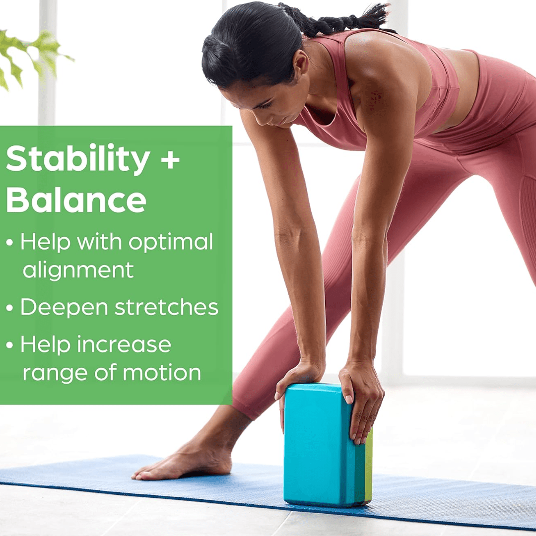 Kalsten | Non-slip EVA block for stability & comfort during yoga