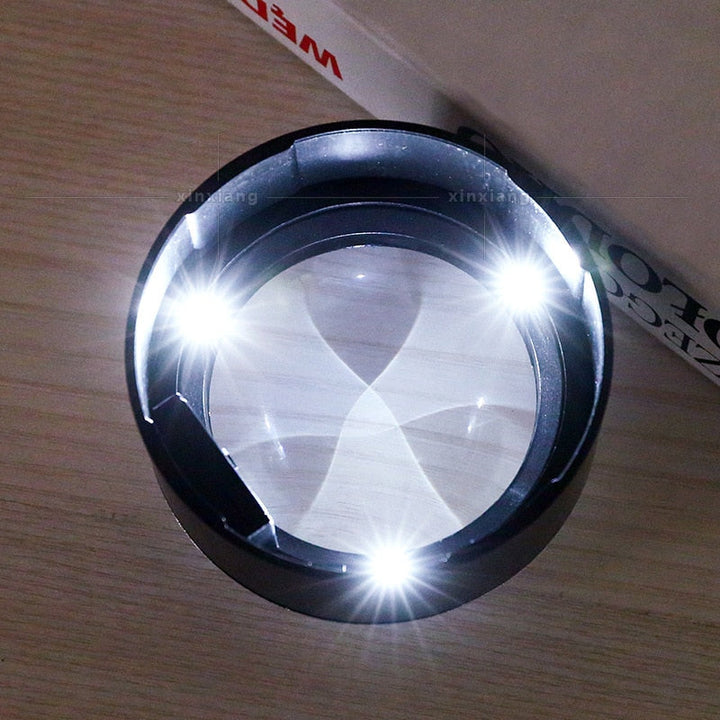 Kalsten | LED magnifying glass for reading and precision work – Ideal for craftsmen