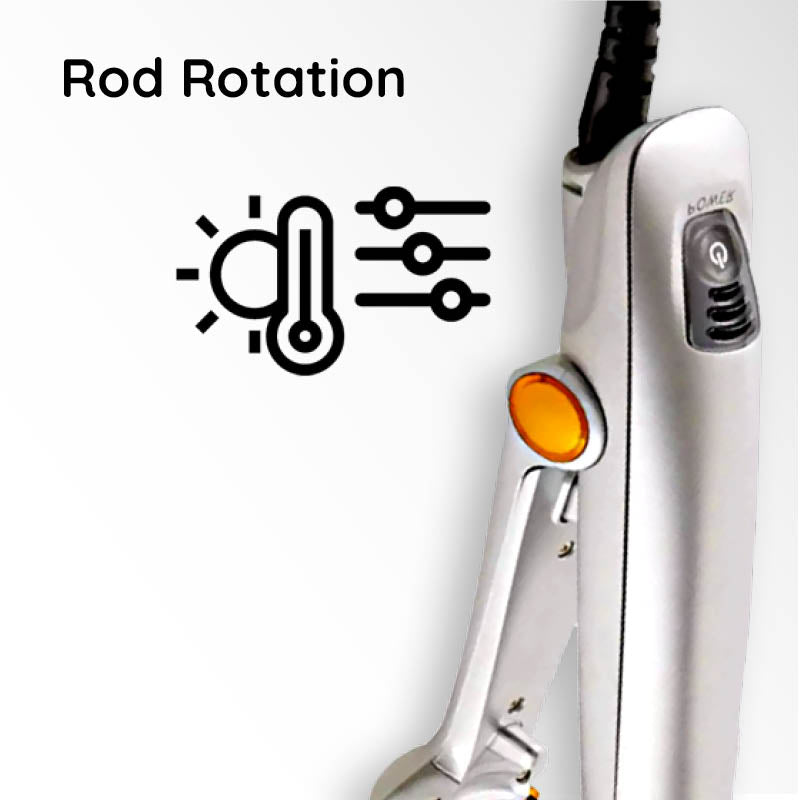 Kalsten | Professional 2 in 1 Rotating Iron Hair Brush