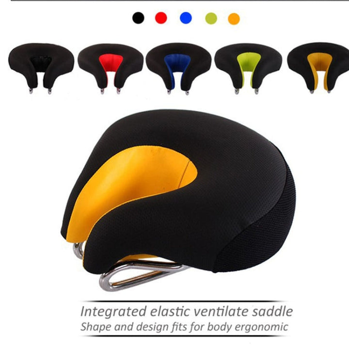 Kalsten | Seamless Bicycle Seat Mountain Bike Thick Soft Padding (Green)