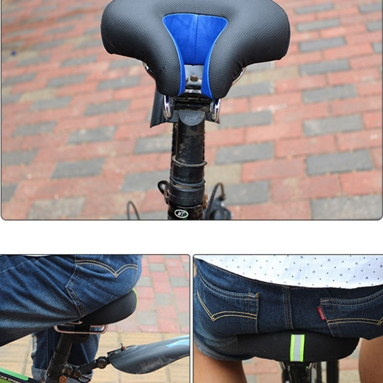 Kalsten | Noseless Bicycle Saddle Mountain Bike Thick Soft Padding (Black)
