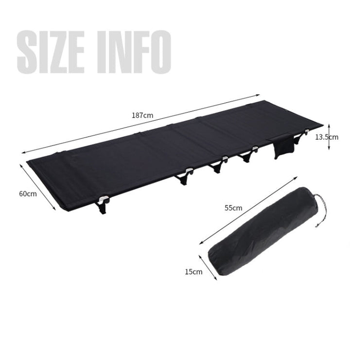 Kalsten | CLS Outdoor Lightweight Folding Bed Camping Simple Leisure Bed