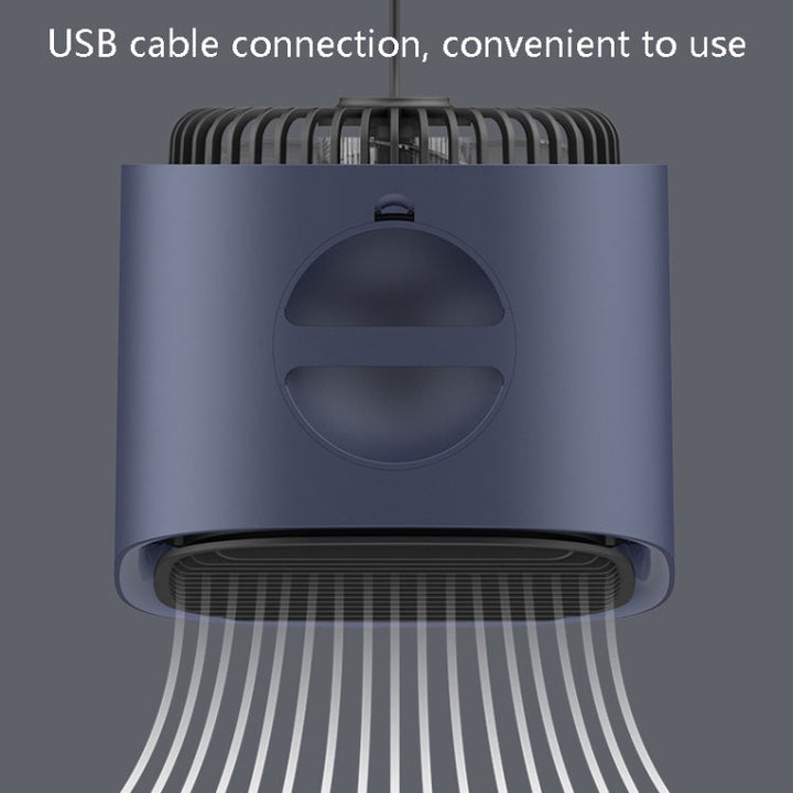 Desktop Cooling Fan USB Portable Office Cold Air Conditioning Fan, Colour: M201 Sky White | Kalsten